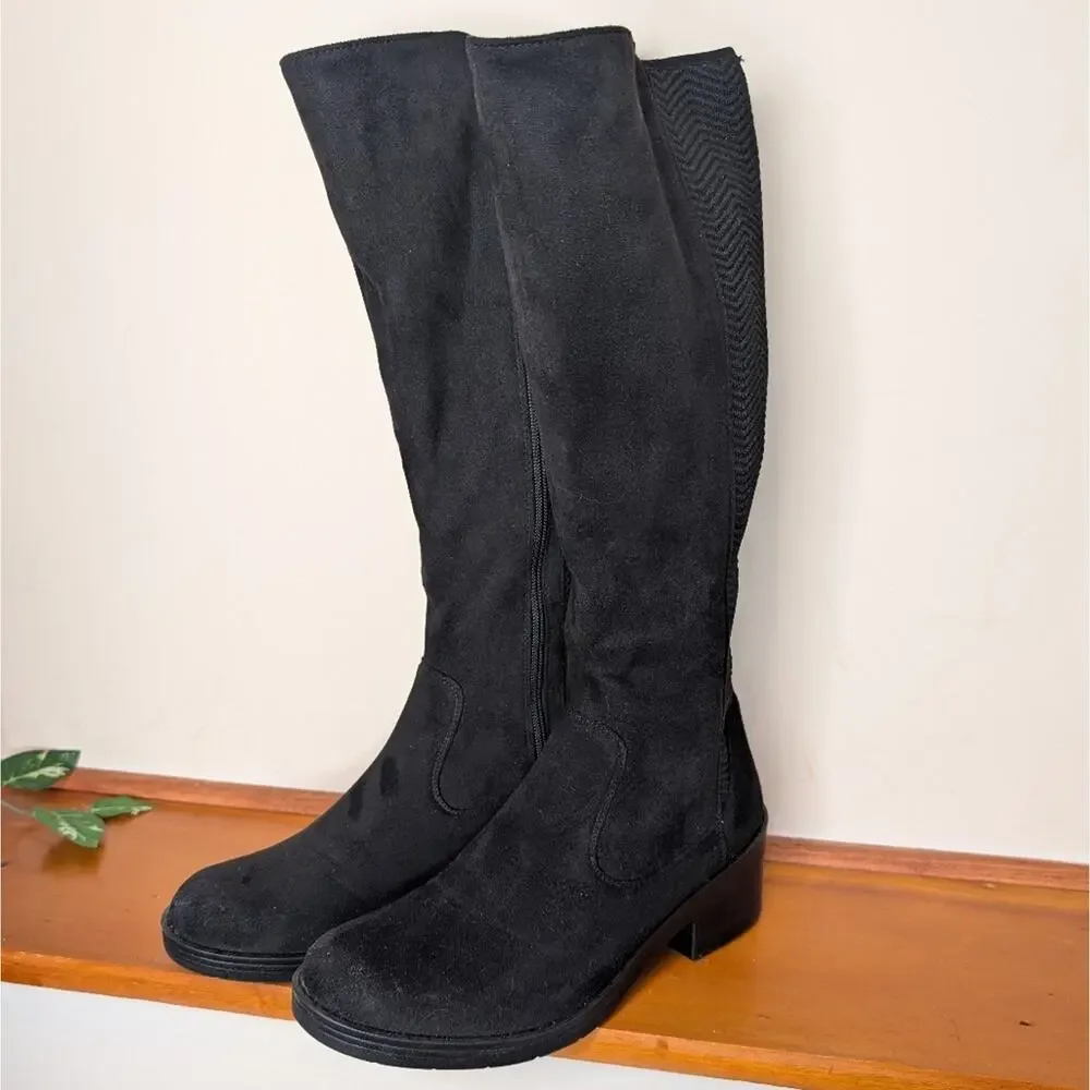 Life Stride Women's Optimum Knee-high Boots In Black, 8.5 Wide